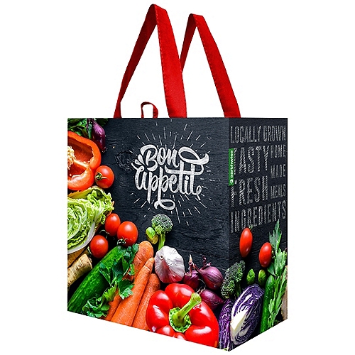 EARTHWISE Reusable Shopping Bag - Veggie Graphic, 1 each