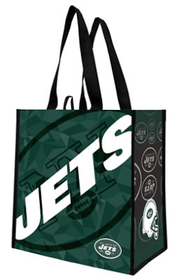 EARTHWISE Reusable Bag NY Jets Print, 1 each