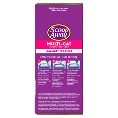 Scoop Away Multi Cat Clumping Cat Litter Meadow Fresh Scent 25