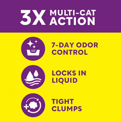 Scoop Away Clump & Lock Fresh Spring Air Scent Clumping Cat Litter, 14 lb