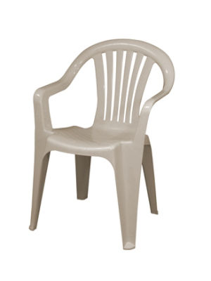 Resin Chair - Sandstone, 1 each, 1 Each