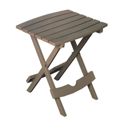 Adams Adirondack Quick Fold Side Table, Portobello