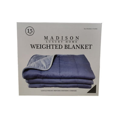 Madison Luxury Home Adult Weighted Blanket - Tan, 1 Each