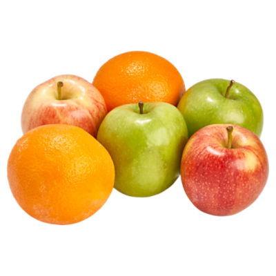 Fresh Assorted Apples & Oranges, 5 lb bag