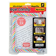BulbHead Eye Candy Ultra Bright Full Page Magnifier, 1 Each