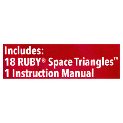 Ruby Space Triangles 18 Pk. Clothes Hangers