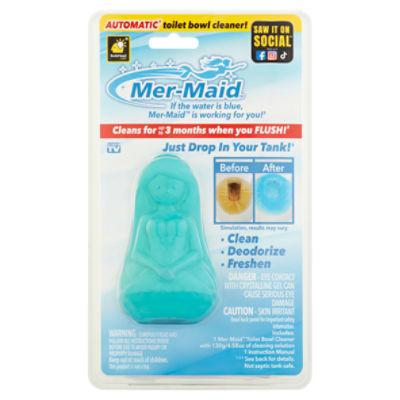 BulbHead Mer-Maid Automatic Toilet Bowl Cleaner, 1 Each