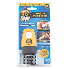 BulbHead ID Police ID Guard Stamp Roller, 1 Each