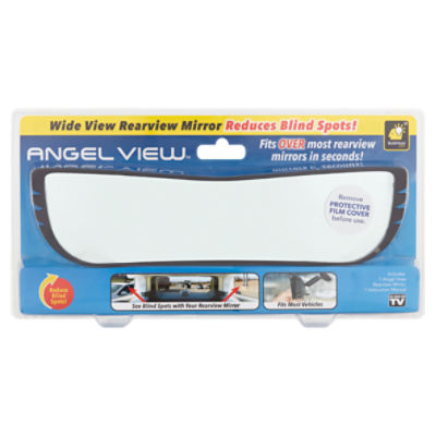 ANGEL VIEW WIDE VIEW REARVIEW MIRROR - REDUCES BLIND SPOTS - AS