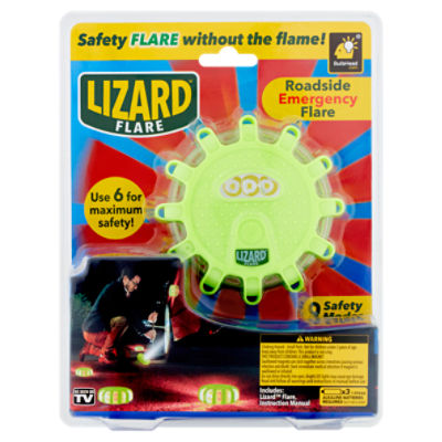 BulbHead Lizard Roadside Emergency Flare, 1 Each