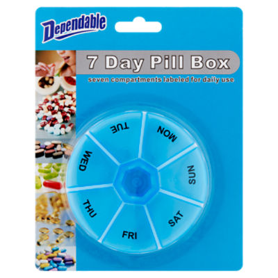 Dependable 7 Day Pill Box