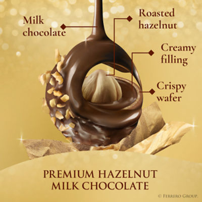 Ferrero Rocher Fine Hazelnut Chocolates, 5.3 oz - Fairway