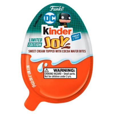 Kinder Joy Sweet Cream Topped with Cocoa Wafer Bites, .7 oz