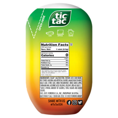 Tic Tac Fruit Adventure 200 mints - 3.4 oz