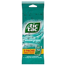 Tic Tac Wintergreen Mints Great Value!, 1 oz, 3 count, 3 Ounce