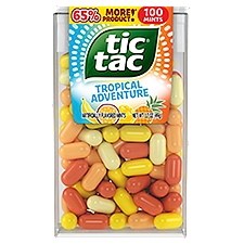 Tic Tac Tropical Adventure Mints, 100 count, 1.7 oz
