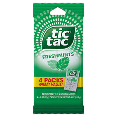 Tic Tac Freshmint, 4 each