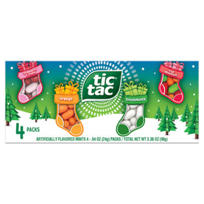 Tic Tac Mints, 0.84 oz, 4 count