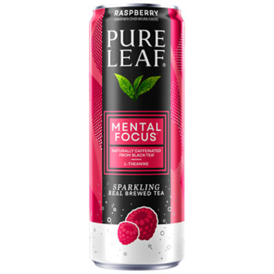 Pure Leaf Sparkling Real Brewed Tea Raspberry 12 Fl Oz