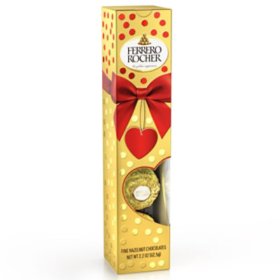 Ferrero Rocher Fine Hazelnut Chocolates, 2.2 oz, 2.2 Ounce