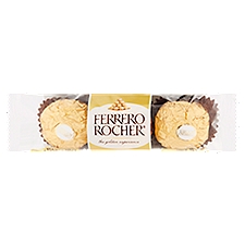 Ferrero Rocher Fine Hazelnut Chocolates, 1.3 oz