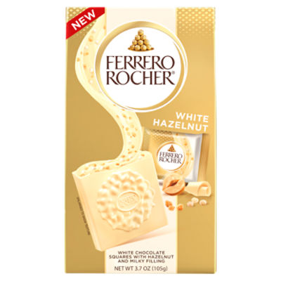 Ferrero Rocher White Hazelnut Chocolate, 10 count, 3.7 oz