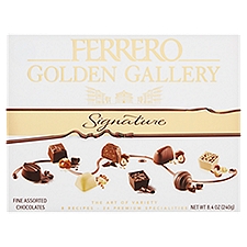 Ferrero Golden Gallery Signature Fine Assorted Chocolate, 8 count, 8.4 oz