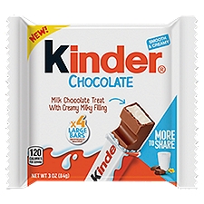 Kinder Chocolate, 4 count, 3 oz