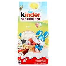 Kinder Milk Chocolate with Creamy Milk Filling, 3.5 oz
