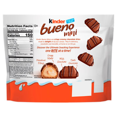 Kinder Bueno Mini Crispy Chocolate Bites - Share Pack - Shop Candy
