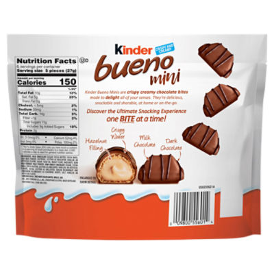 Kinder Bueno Mini Crispy Chocolate Bites - Share Pack - Shop Candy