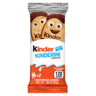 Kinder Kinderini Shortbread Cookies, 2 count, 0.88 oz