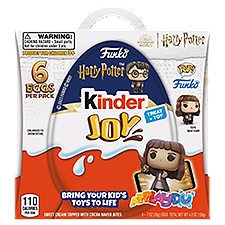 Kinder Joy Harry Potter Funko Pop! Wafer Bites Treat + Toy, .7 oz, 6 count