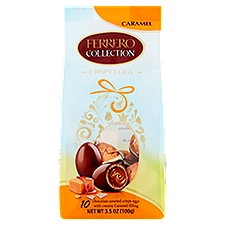 Ferrero Collection Chocolate Covered Crispy Eggs with Creamy Caramel Filling, 10 count, 3.5 oz