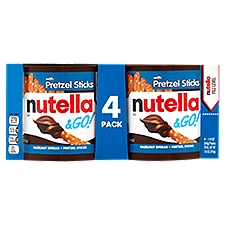 Nutella & Go! Hazelnut Spread + Pretzel Sticks, 1.9 oz, 4 count, 7.6 Ounce