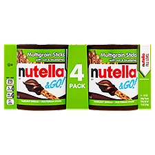 Nutella & Go! Hazelnut Spread + Multigrain Sticks with Oat & Blueberries, 1.9 oz, 4 count