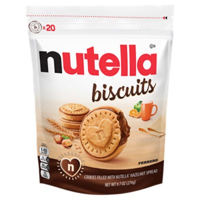 Nutella Ferrero Biscuits, 304g, White & Brown : : Grocery &  Gourmet Foods