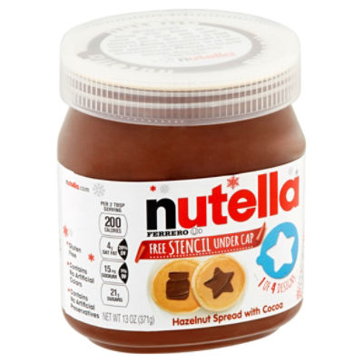 single serving nutella, 5kg bottles. so many cacao and haze…
