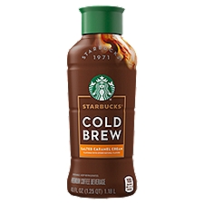 Starbucks Cold Brew Salted Caramel Cream Premium Coffee Beverage, 40 fl oz
