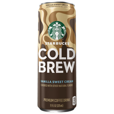Starbucks Cold Brew Premium Coffee Drink Vanilla Sweet Cream 11 Fl Oz