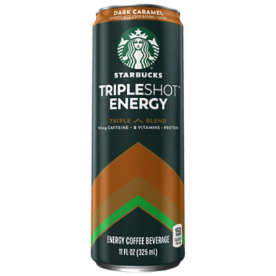 Starbucks Tripleshot Energy Coffee Beverage Dark Caramel 11 Fl Oz