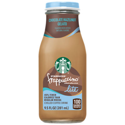 Starbucks Frappuccino Lite Chilled Coffee Drink Chocolate Hazelnut Gelato 9.5 Fl Oz