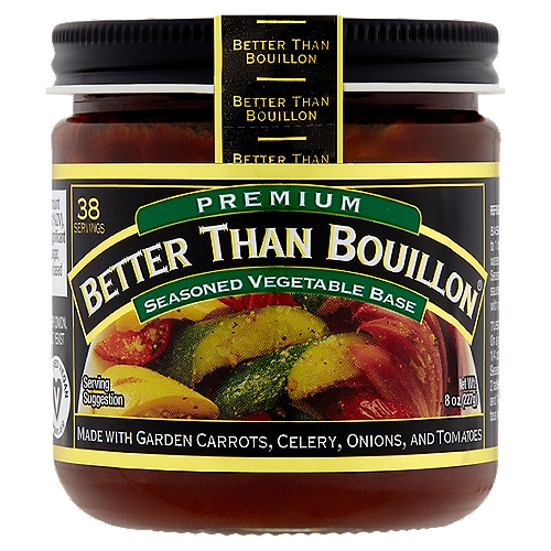 Better Than Bouillon Premium Seasoned Vegetable Base, 8 oz