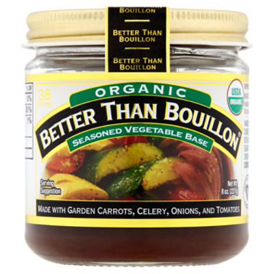 Better Than Bouillon Organic Seasoned Vegetable Base, 8 oz