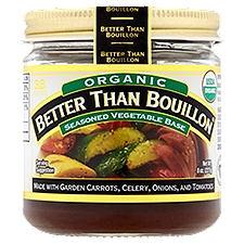 Better Than Bouillon Organic Seasoned Vegetable Base, 8 oz, 8 Ounce