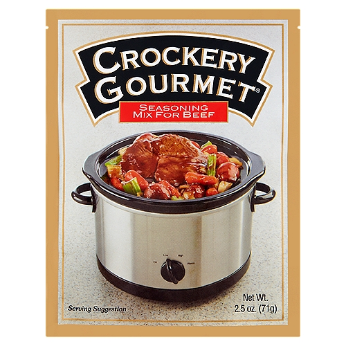 Crockery Gourmet Seasoning Mix for Beef, 2.5 oz