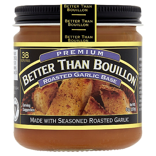 Better Than Bouillon Premium Roasted Garlic Base, 8 oz