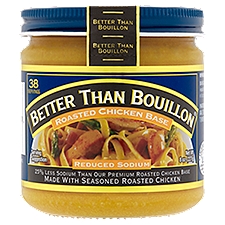 Better Than Bouillon Reduced Sodium Roasted Chicken Base, 8 oz, 8 Ounce