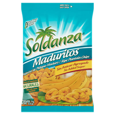 Soldanza Maduritos Ripe Plantain Chips, 2.5 oz