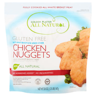 Golden Platter All Natural Gluten Free Chicken Nuggets, 20 oz ShopRite